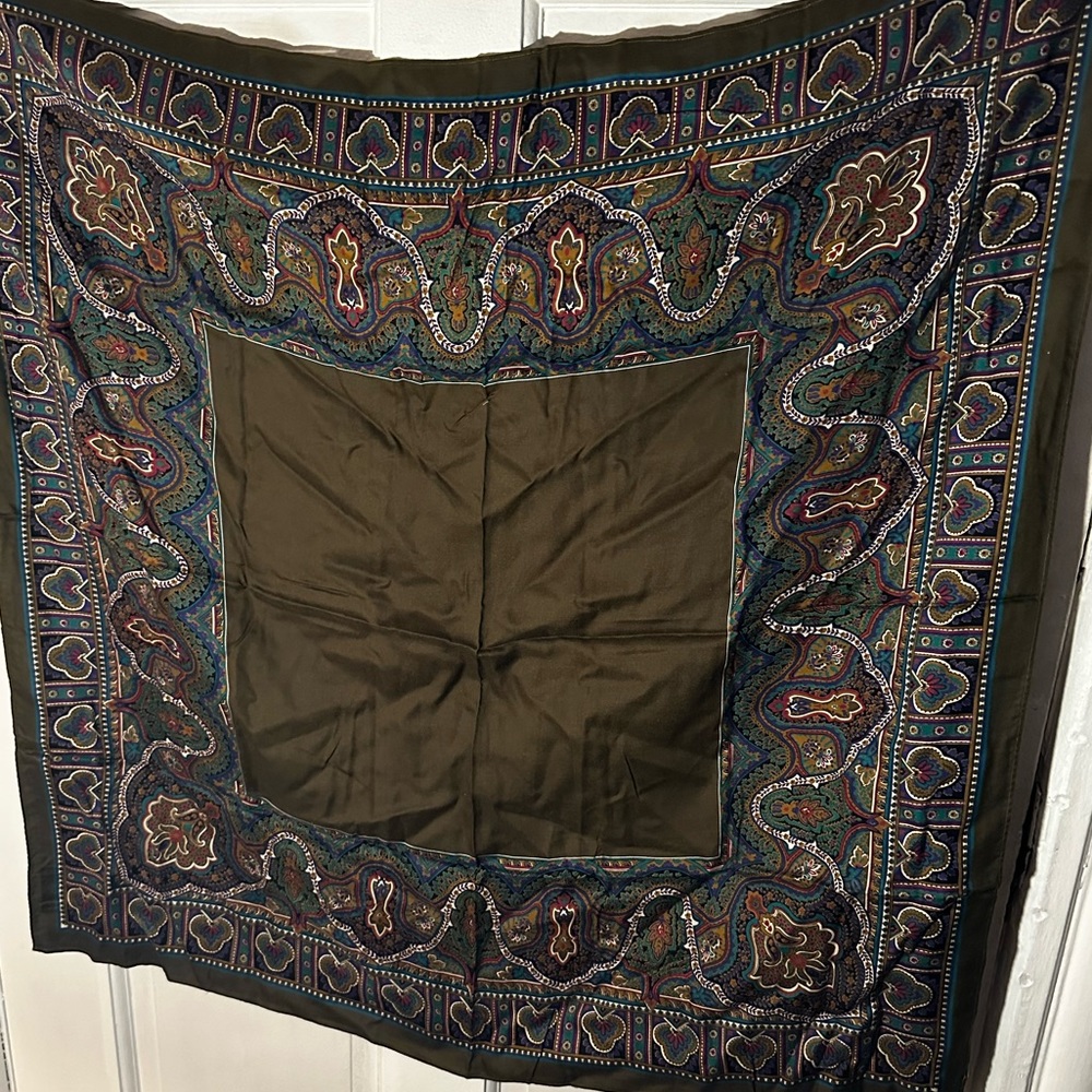 shawl scarf polyester floral scarf